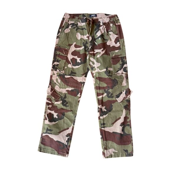 New Ochenta Camo Cargo Pants – Size 10 - Picture 2 of 3